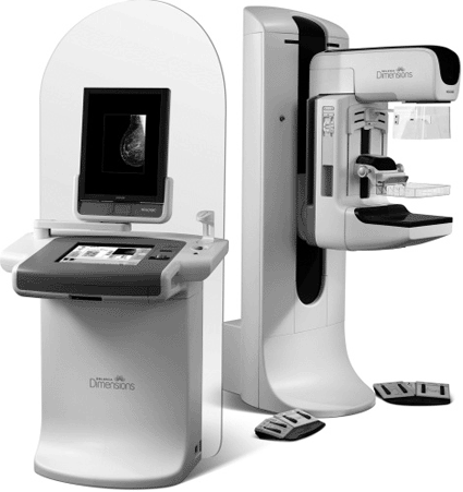 Image: The Selenia Dimensions 3D digital mammography tomosynthesis system (photo courtesy Hologic).